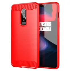 Carbon Fiber Stoßfest Fall Für Oneplus 6 1 + 6 Silikon Fall für Oneplus6 Stoßstange Volle Schutzhülle Zurück Abdeckung coque Fundas