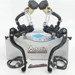 ADELIN, Adelin PX1 Motorrad Radialmontage Brems- und Kupplungsgeberzylinder 14/15/16/17,5/19mm Motorrad Hydraulikpumpe Bremshebel