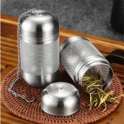 Teesieb Edelstahl Tee-Ei Teeblätter Gewürz Gewürz Ball Sieb Teekanne Feinmaschiges Kaffeefilter Teegeschirr