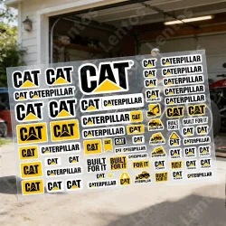 C-cate-rpil-lar Motorrad-Reflektoraufkleber, wasserdichte Aufkleber für Helm, Roller, Kraftstofftank, Werkzeugkasten, Rennen