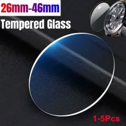 1-5PCS 26-46mm Universal Gehärtetes Glas Smartwatch Screen Protector Schutz Film 28mm 30mm 32mm 38mm 40mm 41mm 42mm Durchmesser