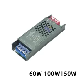 Ultradünne Beleuchtungstransformatoren 220 V auf DC12 V 24 V 60 W 100 W 150 W für CCTV-LED-Streifen-Netzteil-Adapter