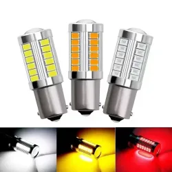 Auto LED-Lampen Blinker Licht PY21W P21/5W 1156 Ba15s 1157 Bay15d Bremse Rückwärts Parkplatz Lampen 12V 33SMD