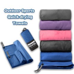 Neues Mikrofaser-Handtuch Sport Schnelltrocknend Super Saugfähig Camping-Handtuch Ultra Weich Leichtgewichtig Fitness Schwimmen Yoga Strand-Handtuch