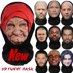 2026 Halloween-Maske für Cosplay, Rollenspiele, Maskerade-Kostüme, Verkleidungen, Realistische Promi-Gesichtsmasken, Balaclava-Kopfbedeckung