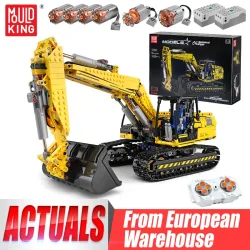 Mould King 13112 Technisches Auto-Spielzeug Der MOC-2513 APP&RC Motorisierte Bagger-Modellbausatz Bausteine Kinder Weihnachtsgeschenk