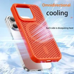 Kühlende Wärmeableitungs-Handyhülle für iPhone 17 16 15 14 13 12 Pro Max Plus Air für MagSafe Magnetische PC+TPU Atmungsaktive Abdeckung