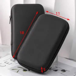 Künstliche Leder Kopfhörer Ladegerät Fall Datenkabel U Disk Organizer Tragbare Mini 3C Hard Shell Digitale Gadgets Lagerung Tasche