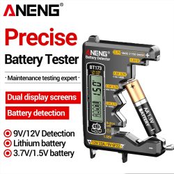 Universal Batterie Tester ANENG BT173 Batterie Detektor Test C D AA AAA N 9V Zelle Taste Meter Visuelle Display test Tester Werkzeuge