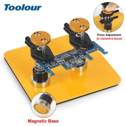 Toolour magnetische helfende Hände, Lötwerkzeug, Presse, Abstand anpassen, PCB-Clip, Lötdrahthalter für Löten/Elektronikreparatur