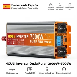 Reiner Sinus-Wechselrichter 12V/24V auf 220V 3000W 4000W 5000W 6000W 7000W DC-AC-Konverter für Wohnmobil LKW Lager Spanien