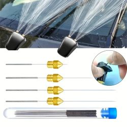 10Pcs Auto Windschutzscheibe Jet Düse Waschmaschine Werkzeug Edelstahl Wischer Düse Reinigung Kit Für 3D Drucker Jets, gas Öfen, Dusche Kopf