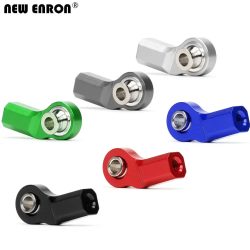 CNC M3/M4 gebogene Drehstangenende, Breitenkugeln aus Aluminium 6061, für 1/10 RC Crawler Car Axial TRAXXAS Tamiya
