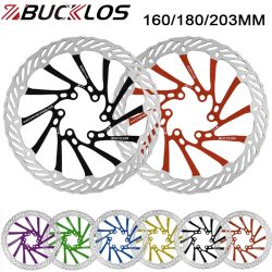 BUCKLOS G3 Fahrrad Rotor 160mm 180mm 203mm Fahrrad Bremsscheibe Atmungsaktive Fahrrad Bremsscheibe Langlebig Straße MTB Rotor