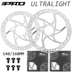 IIIPRO Ultraleichter Fahrradrotor 140 mm 160 mm Fahrrad-Scheibenbremsscheibe Verschleißfeste Fahrradbremsscheibe Wärmeableitung MTB-Rotoren