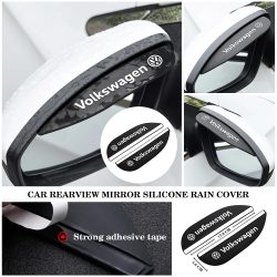 2 Stück Auto-Rückspiegel-Silikon-Regenschutz, wasserdicht, universell passend für VW Polo, Tiguan, Passat, Golf