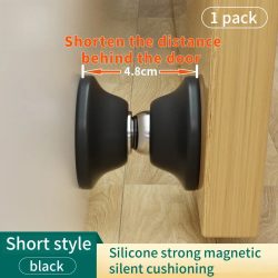 Silikon Anti-kollision Magnetische Tür Stopper Schlafzimmer Tür Studie Tür Puffer Tür Saug Kein Stanzen Starke Bindung