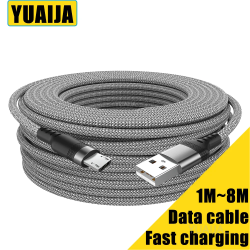 Micro USB 3 m 5 Meter Schnellladung Verlängerungskabel USB Android Ladekabel für Xiaomi Redmi Samsung VR Kamera Gam Micro USB-Anschluss