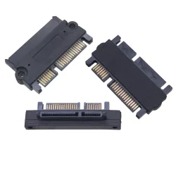 SFF-8482 sas zu sata 3,0 adapter 22pin sata zu sata stecker konverter gerade grad vertikal 90 grad riser für hdd ssd