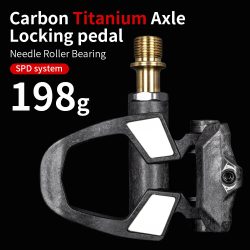 Carbon-/Titan-Achsen-Selbstsperrendes Rennradpedal 198g Racing SPD-SL, ultraleicht, 3-Lager-System für Profi-Rennräder