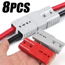 2/4/8 Stück Auto-Kabelverbinder, 50/120 AMP 600V Ladeanschluss für Kabelklemmen, Batterie-Stromanschluss