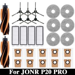 Für JONR P20 PRO / T5 Pro Roboter Staubsauger Zubehör Wichtigsten Seite Pinsel Hepa-Filter Mopp Tuch Ersatz