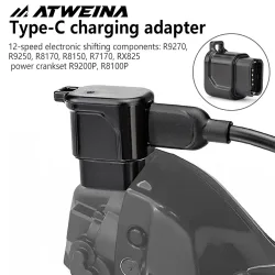 Kompakter, tragbarer, schneller USB-C-Fahrradladeradapter für Shimano 12S Di2 elektronischer Schaltwerk R9200 R8100 R7150 Fahrradzubehör