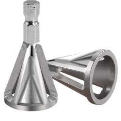 1-teiliges Anfaswerkzeug, Bohrfutter-Bohrwerkzeug, externes Anfaswerkzeug zum Entgraten von Metall, Schleifwinkel-Trimmung, geeignet für verschiedene C