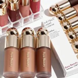 Rare Beauty 3D Face Contour Liquid Bronzer Shade Smooth Highlight Mirror Langlebiger natürlicher Nasenschatten Wasserfestes, aufhellendes Make-up