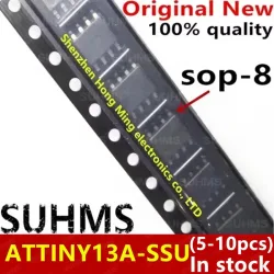 (5-10 Stück) 100 % neu ATTINY13 ATTINY13A TINY13A ATTINY13A-SSU ATTINY13A-SU SOP-8