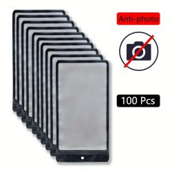 100 Stück PE Einweg-Handytaschen, Anti-Kamera-Sicherheitstaschen, Keine Fotografie erlaubt, für Veranstaltungen, Hochzeiten, Partys