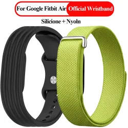 Offizielles Sport-Armband aus Nylon und Silikon für Google Fitbit Air. Bequemes Armband für Google Fitbit Air-Zubehör