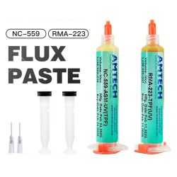 AMTECH NC559 RMA223 Flussmittelpaste-Set, Schweißfett für Telefon, CPU, Reballing, geringe Rückstände, keine Reinigung, Schweißflussmittel-Reparaturwerkzeuge