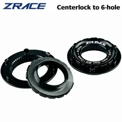 ZRACE Centerlock-zu-6-Loch-Adapter, Center Lock-Konvertierung 6-Loch-Bremsscheibe, Center Lock für 6 Bolzen, SM-RTAD05 / SM-RTAD10