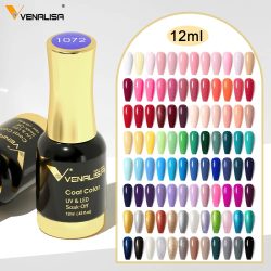 VENALISA 12 ml Fabulous Pink Nails Kristalllack CANNI Nail Art Glitzer Perlendiamanten Soak Off Platinum UV LED Gel Nagellack
