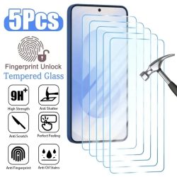 5 Stück Panzerglas für Samsung S21 S22 S23 S25 S26 Plus A54 Displayschutzfolie für Samsung A26 A12 A53 A71 A52 A23 A51