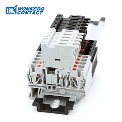 10 Stück PT4-HESI/HESILED Sicherungshalter Push-in-Klemmenblock 5*20 mm 0,5A-10A Sicherung 24V/220V LED DIN-Schienen-Anschluss 4mm2 PT4-HESILED