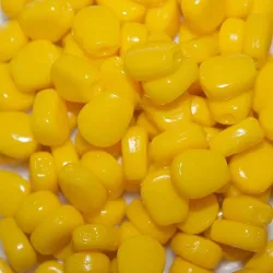 100 Stück Silikon-Mais-Geruch, weicher Köder, schwimmende Wasser-Mais-Karpfen-Angelköder mit dem Sahne-Geruch von künstlichen Gummiködern