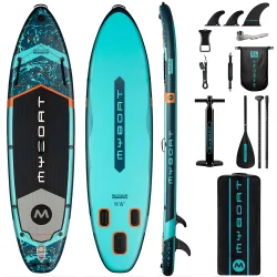 Myboat Wasserdichtes aufblasbares Paddle-Board 11'6''x34''x6''Adult Standing Style Aquatic Fishing mit Zubehör SUP