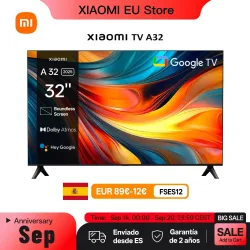 Xiaomi TV A 32, kompakte Größe mit buntem Bildschirm, dynamischer Sound mit Dolby Audio ? , DTS-X und DTS Virtual:X, Top-End Metal Fini