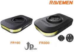 Ravemen FR300/FR160 Out-Front Fahrradlicht für Garmin Wahoo, USB wiederaufladbar, COB-LED-Fahrrad-Tagfahrlicht, Sicherheits-Frontscheinwerfer, wasserdicht, IPX6, kompakt