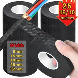 Klebeband für Kabelbaum-Klebeband für Kfz-Kabelbaum, Geräuschreduzierung, hitzebeständig, flammhemmendes elektrisches Schutzband