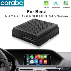 CARABC Wireless Carplay geeignet für Mercedes Benz A B C E CLA GLA GLK ML Sprinter NTG4.5 Becker Modul Android Auto Navigation