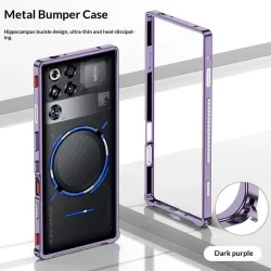 Hülle für ZTE RedMagic 11 11S Pro Plus Pro+ mit neuem Metallrahmen, Wärmeableitung, Bare-Machine-Feeling, stoßfester Bumper, Schutzhülle