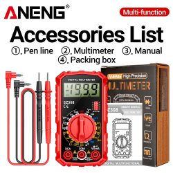ANENG SZ308 Digitales Multimeter AC/DC Strommessgerät Spannungs-Widerstandsmessgerät Elektriker LCD-Bildschirm Ohm Rechteckwellen-Test