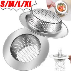 1/2Pcs Küche Waschbecken Filter Edelstahl Mesh Ablauf Stopper Kanalisation Mesh Siebe Badezimmer Waschbecken Sieb Ablauf Loch filter Falle