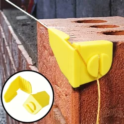 4 Stück Mauerwerk-Zurrgurtbefestigungshalterungen |   Maurerseil zur Wandverlegung |   Baumaterialien