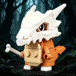 Kleine Carla MOC Bausteine-Charakterfigur Architektonisches Bauspielzeug Geschenk für Jungen, Mädchen & Erwachsene