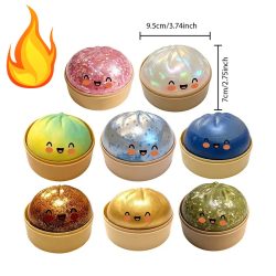 Simulations-Flash-Dumpling-Druckball, langsam rückfedernd, weicher Quetschball zur Dekompression, Büro- und Heimdekoration, Geburtstagsgeschenke für Kinder und Erwachsene
