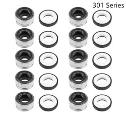 10PC 301 Serie Fit 8 10 11 12 13 14 15 16 17MM Wasserpumpe Mechanische Wellendichtung für Umwälzpumpe